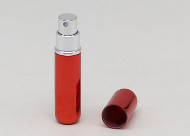 Bottiglia riutilizzabile rossa ovale Mini Perfume Atomiser da tasca dello spruzzo di profumo di viaggio
