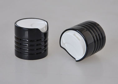 tappo superiore del disco di 24mm, copertura di alluminio esterna dei tappi di bottiglia di plastica neri