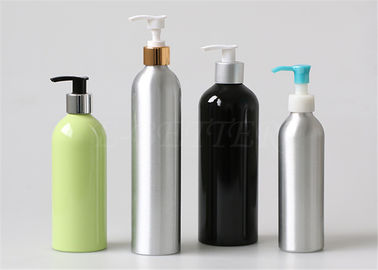 Bottiglie cosmetiche di alluminio della pompa, 100ML 300 ml di 500ML della bottiglia di alluminio di lozione d'imballaggio del corpo