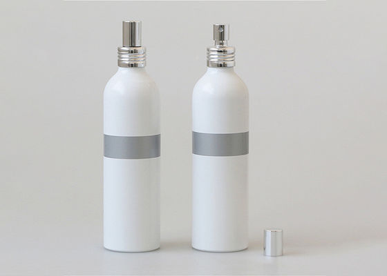 Bottiglie cosmetiche di alluminio bianche o su misura della bottiglia dello spruzzo del prodotto disinfettante della mano di colore