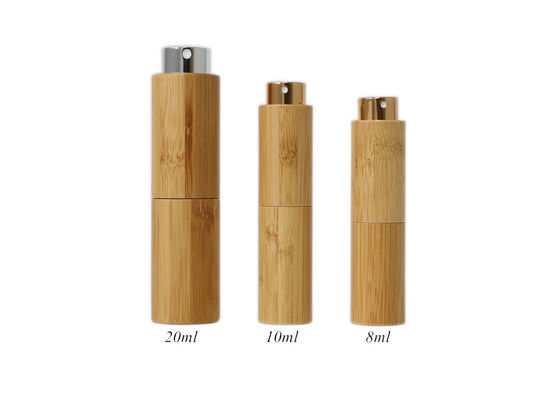 Bottiglia di bambù amichevole dello spruzzo di Eco 20ml Mini Perfume Atomizer Twist Up
