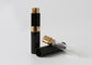 Bottiglia di profumo vuota nera di Mini Perfume Atomiser Cylindrical Shape
