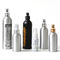Bottiglie cosmetiche di alluminio vuote, bottiglie bianche della polvere di talco con il setaccio