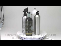 Fda Compliance 100ml 300ml 500ml aluminum cosmetic daily care bottle with pump sprayer trigger