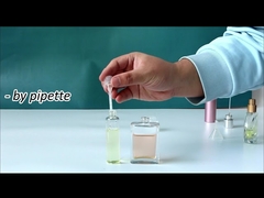 Wholesale Luxury Small Silver Refillable Perfume Atomiser Travel Spray bottle 8ml